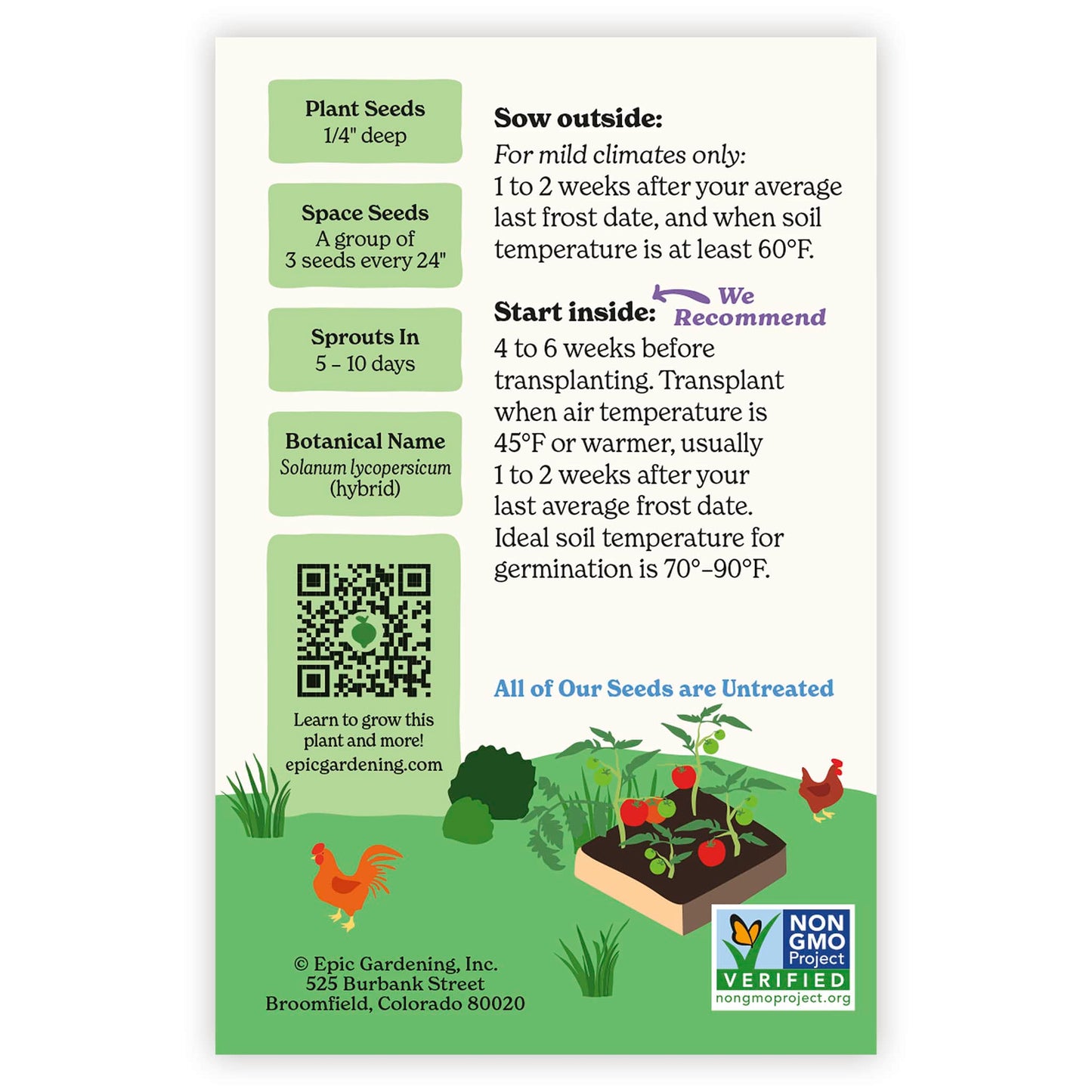 Containers Choice Red Bush Tomato