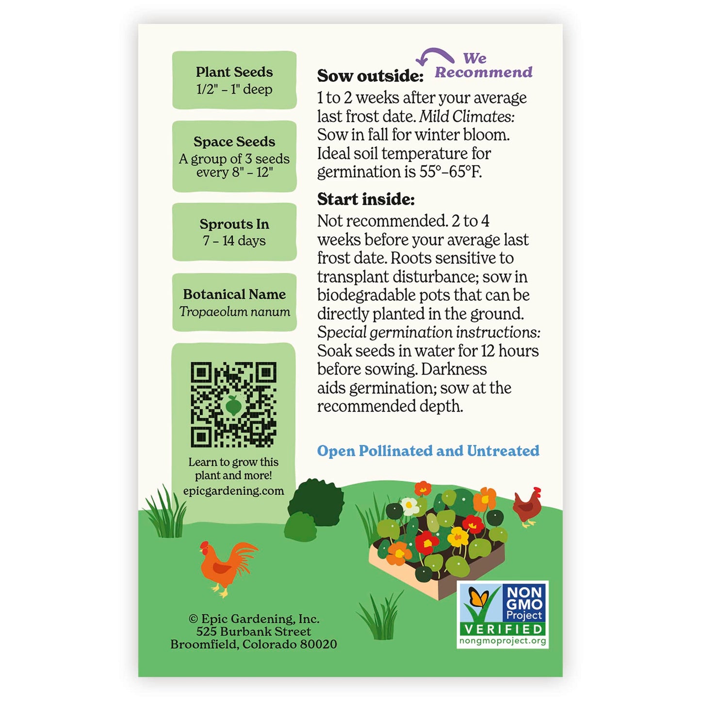 Tip Top Mix Nasturtium