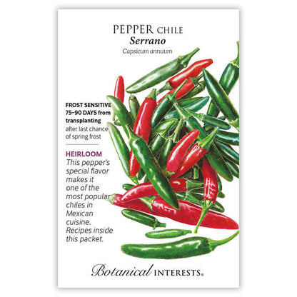 Serrano Chile Pepper Seeds