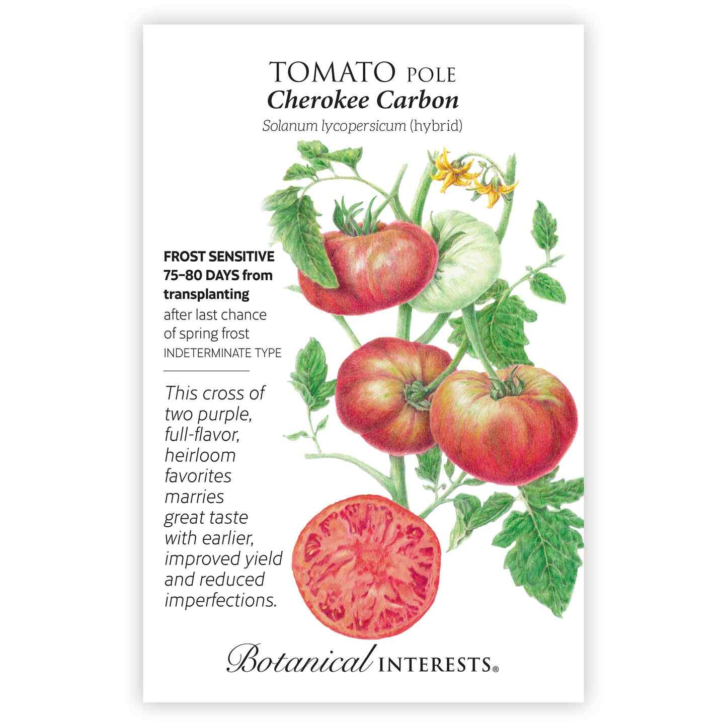 Cherokee Carbon Pole Tomato Seeds