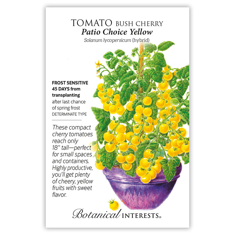 Patio Choice Yellow Bush Cherry Tomato Seeds Product Image
