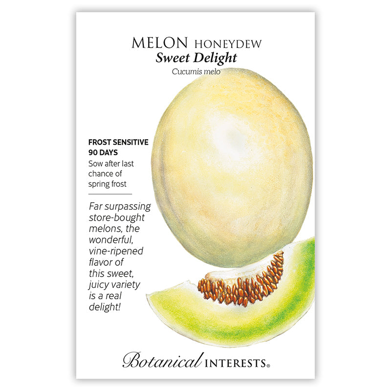 plant honeydew seeds Sweet Delight Honeydew Melon Seeds