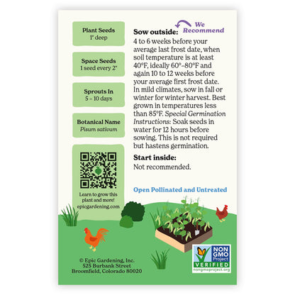 Oregon Giant Snow Pea