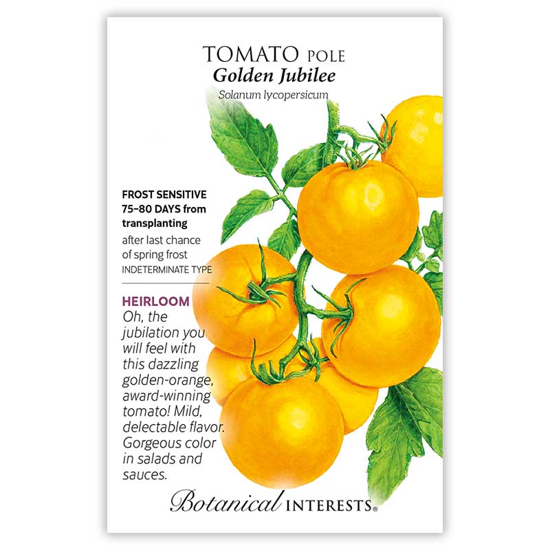 Golden Jubilee Pole Tomato Seeds Product Image
