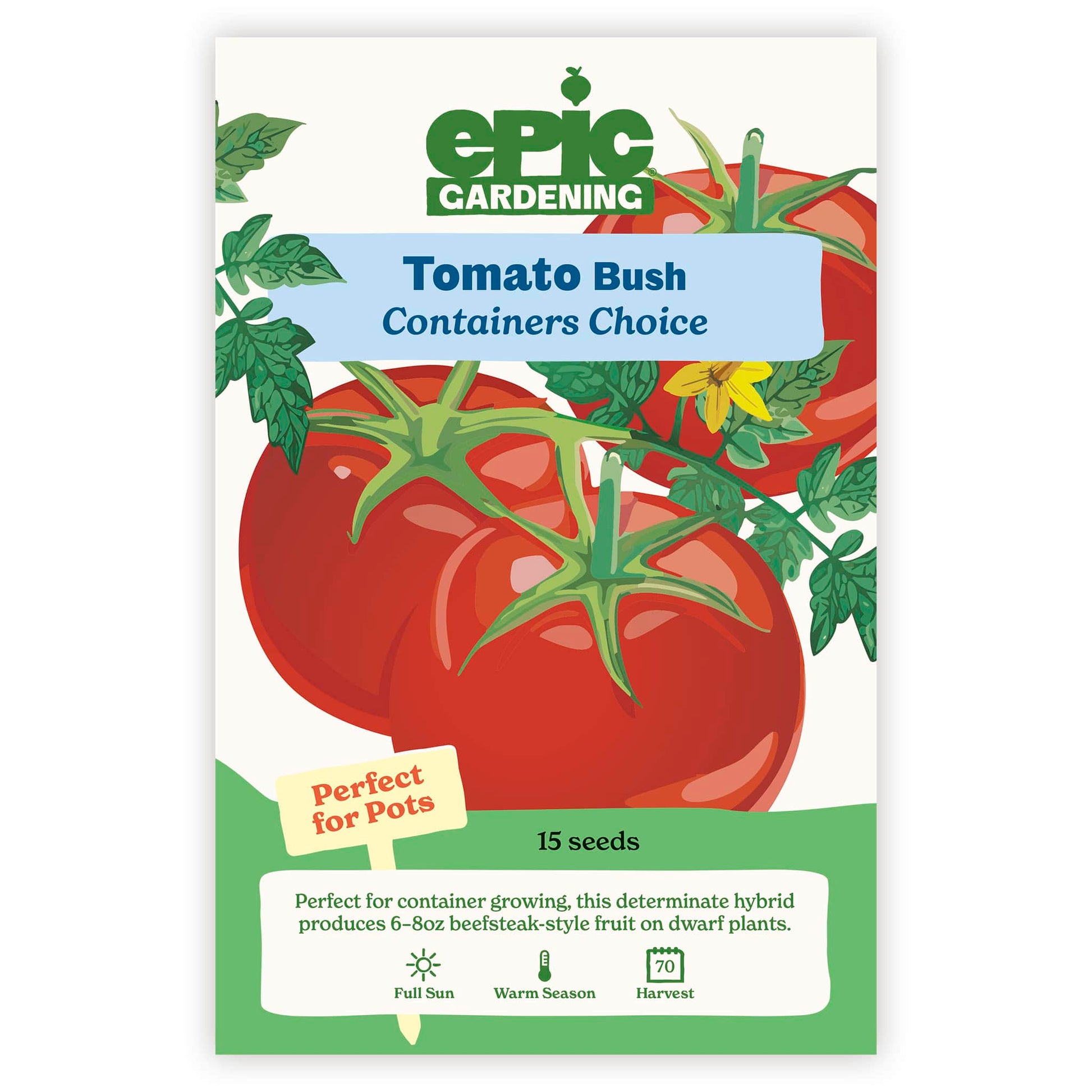 planting tomato seeds in containers Containers Choice Red Bush Tomato – Epic Gardening