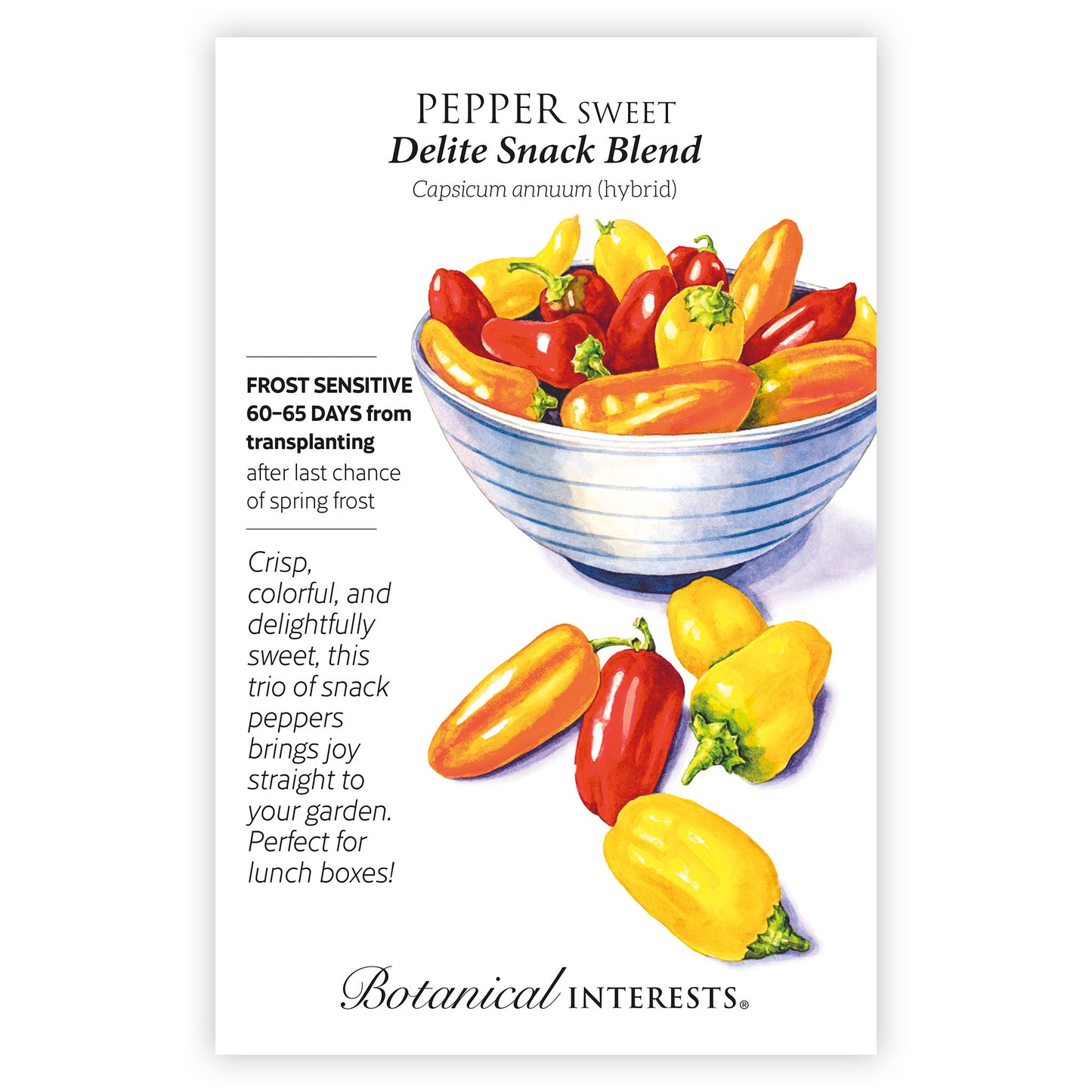Delite Blend Sweet Snacking Pepper Seeds