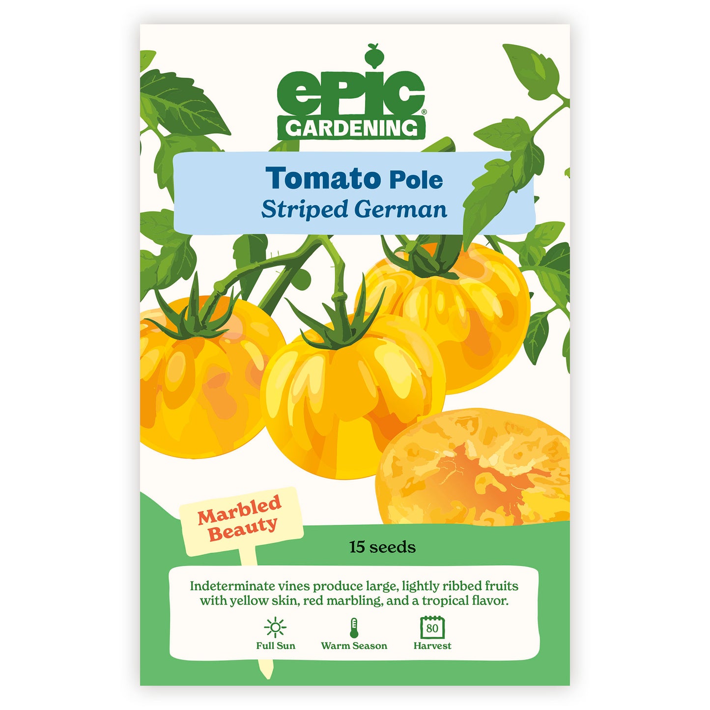 Striped German Pole Tomato