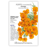 Orange California Poppy Seeds