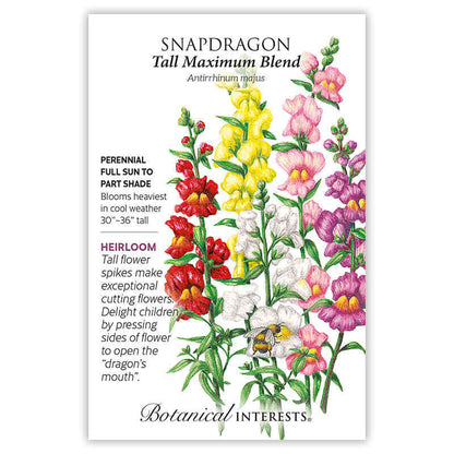 Tall Maximum Blend Snapdragon Seeds