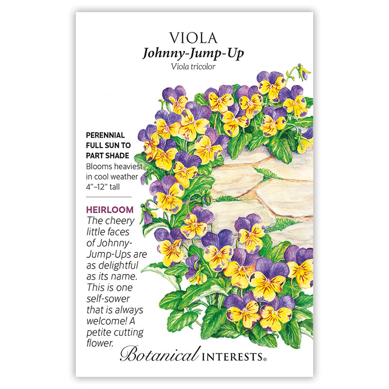 johnny jump up flower seeds Johnny-Jump-Up Viola Seeds