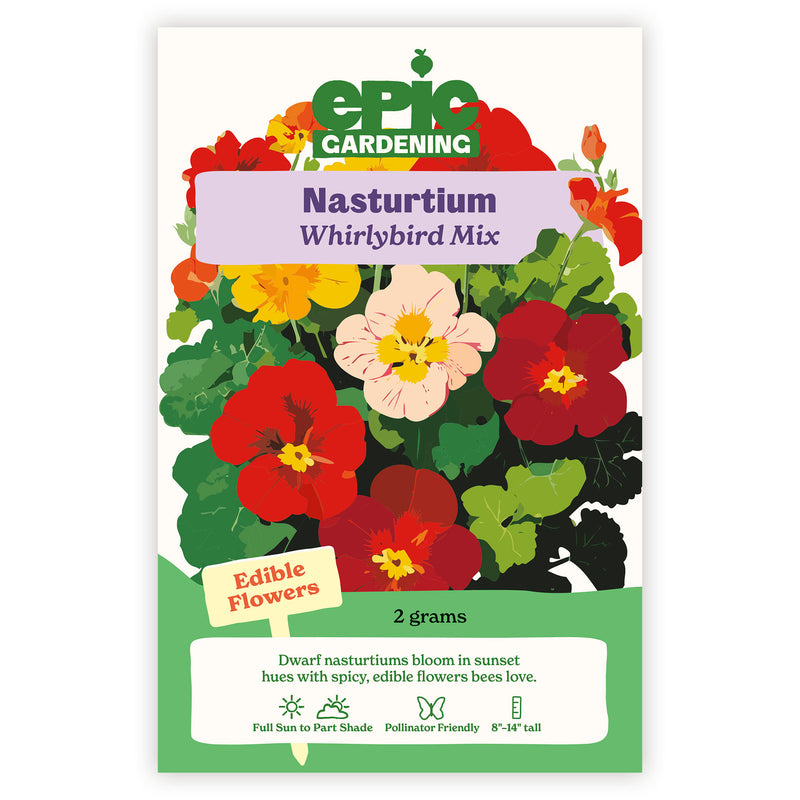 Whirlybird Mix Nasturtium