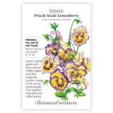 Frizzle Sizzle Lemonberry Pansy Seeds
