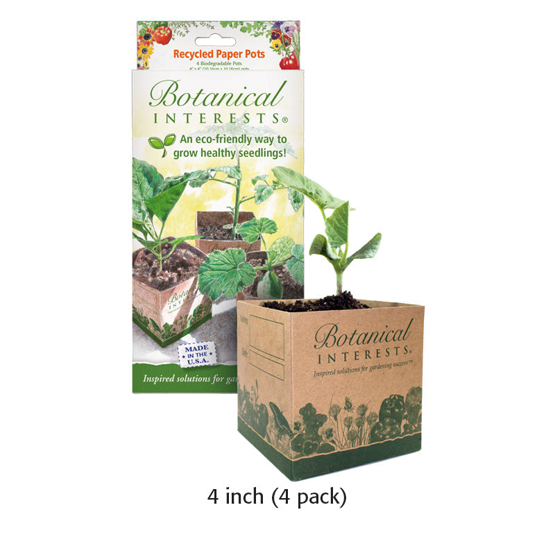 paper pots for plants Recycled Paper Pots