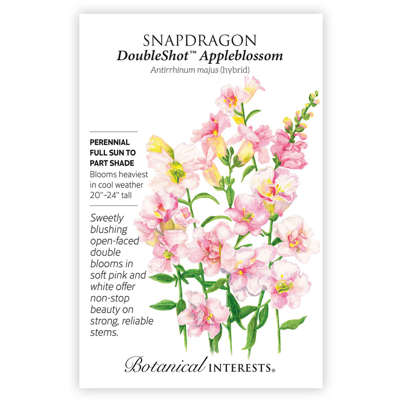 DoubleShot™ Appleblossom Snapdragon Seeds