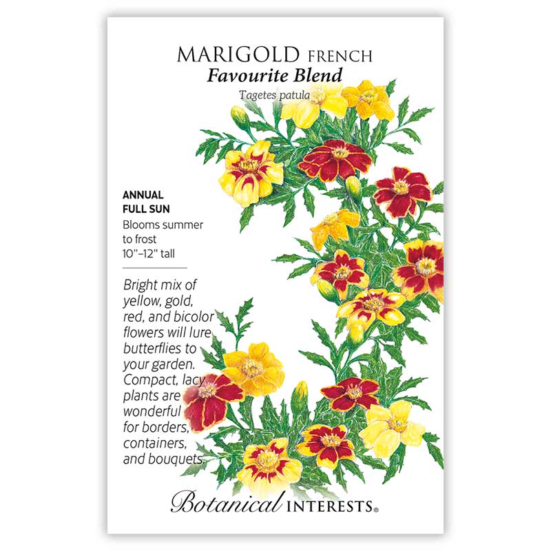 Favourite Blend French Marigold Seeds – Epic Gardening