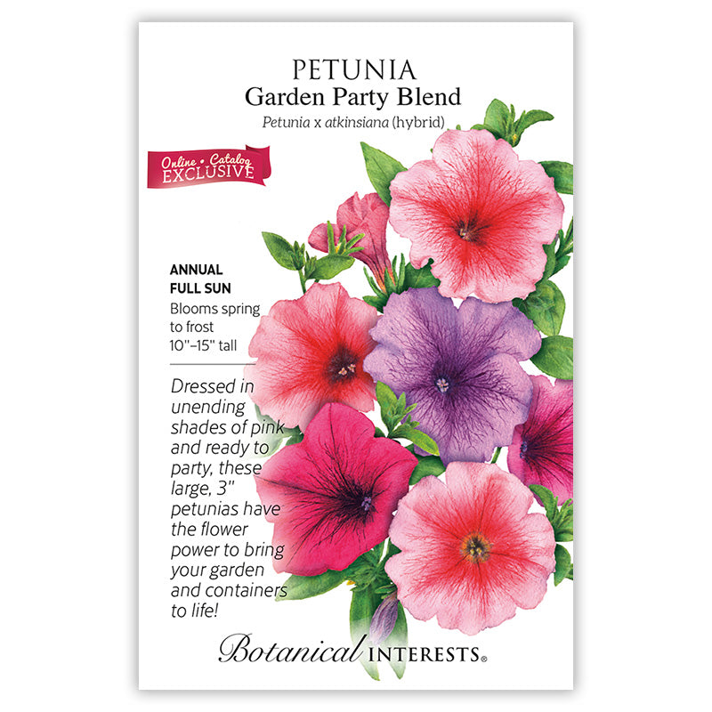 Garden Party Blend Petunia Seeds Product Image