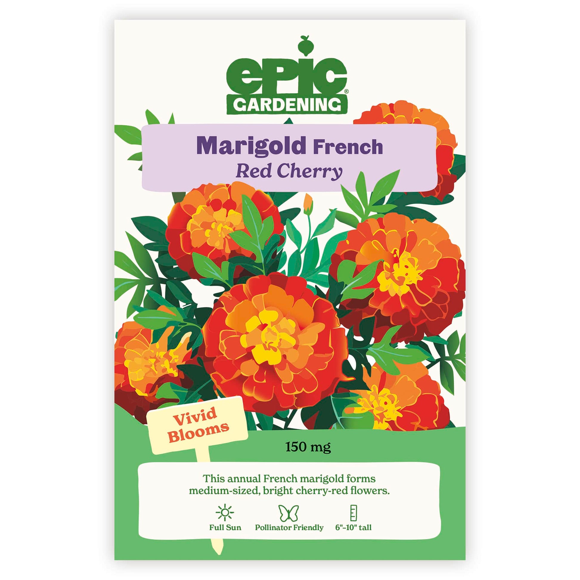 cost of marigold seeds Red Cherry French Marigold – Epic Gardening