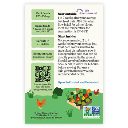 Tip Top Mix Nasturtium