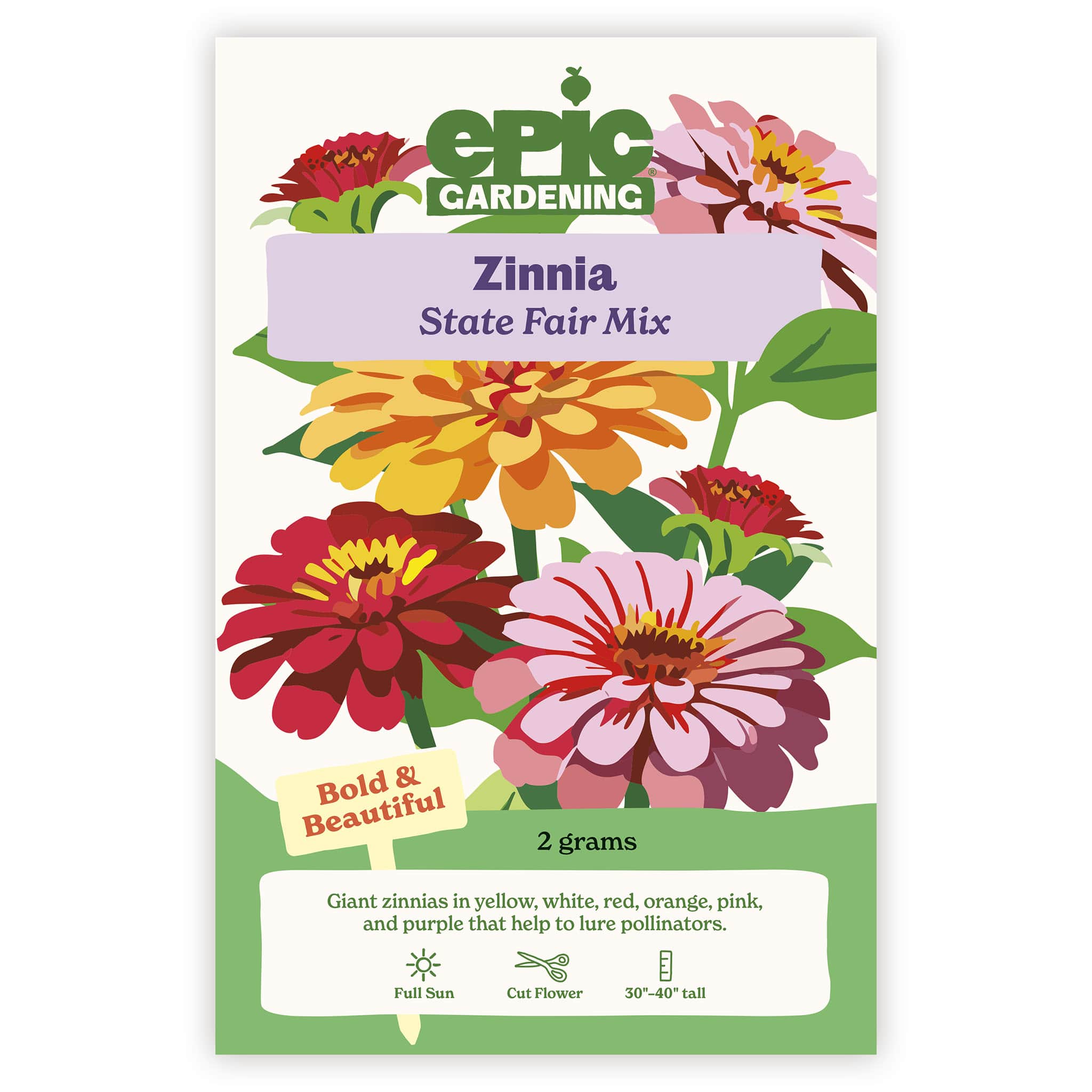 State Fair Mix Zinnia – Epic Gardening