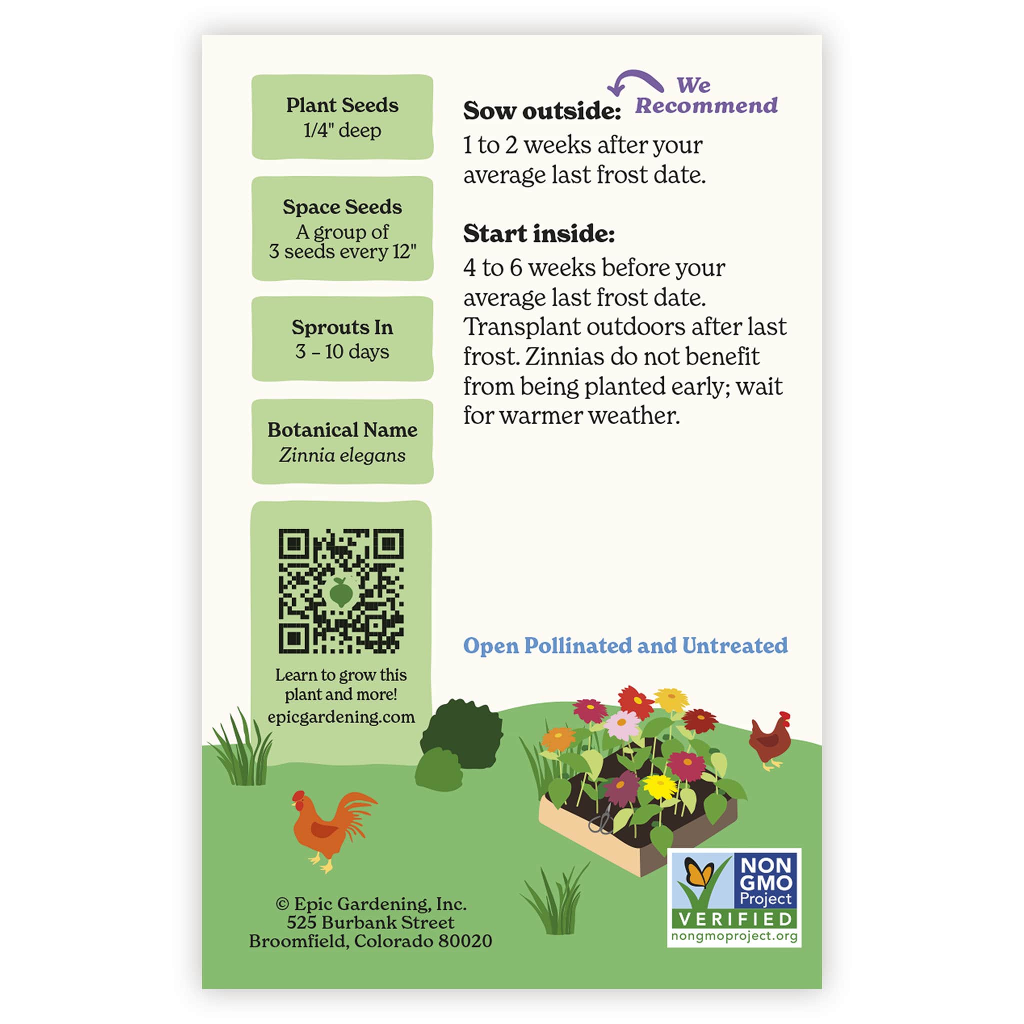 State Fair Mix Zinnia – Epic Gardening