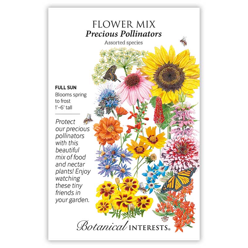 wildflower pollinator seed mix Precious Pollinators Flower Mix Seeds