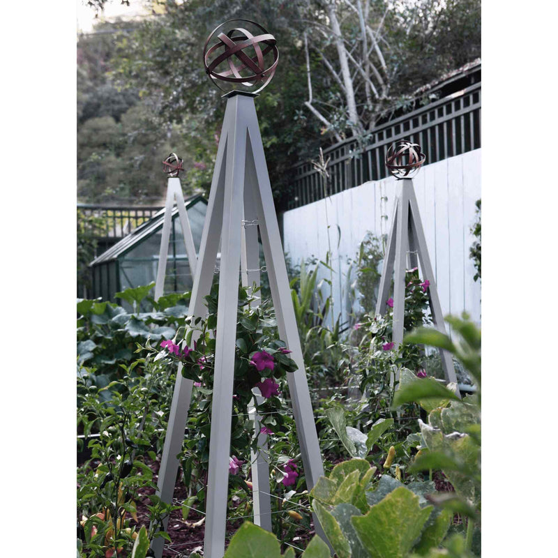 obelisk planter trellis Akoris Garden Obelisk Large – Epic Gardening