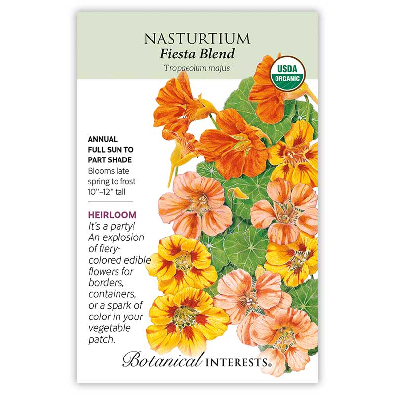 Fiesta Blend Nasturtium Seeds