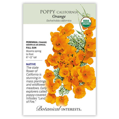 Orange California Poppy Seeds