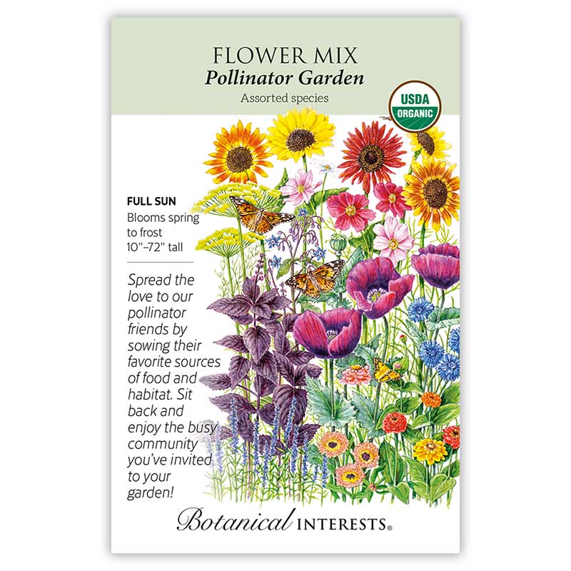 seeds for bee garden Pollinator Garden Flower Mix Seeds