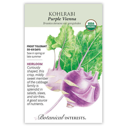 Purple Vienna Kohlrabi Seeds