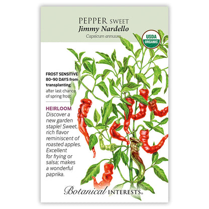 Jimmy Nardello Sweet Pepper Seeds Product Image