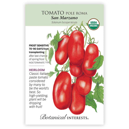 San Marzano Roma Pole Tomato Seeds