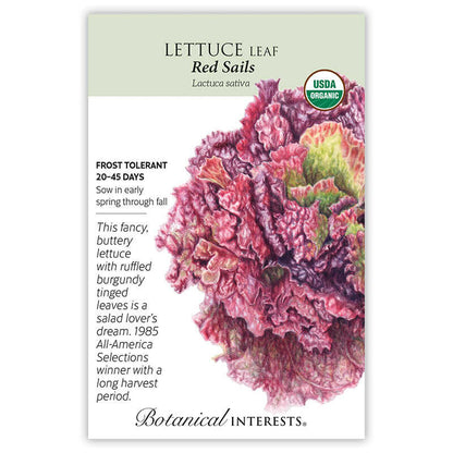 Red Sails Leaf Lettuce Seeds