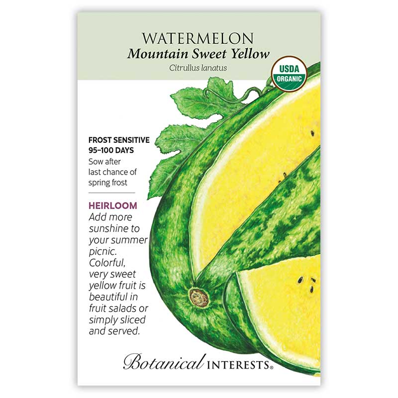 Mountain Sweet Yellow Watermelon Seeds Product Image
