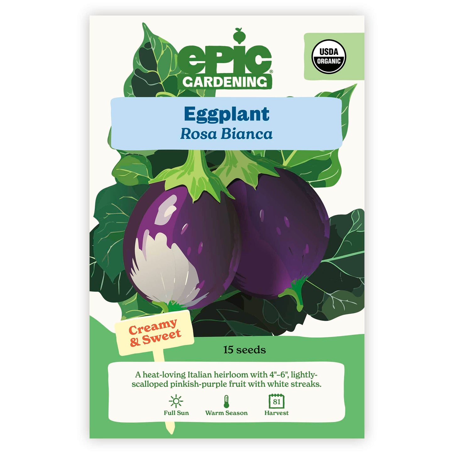 rosada seeds Rosa Bianca Eggplant – Epic Gardening