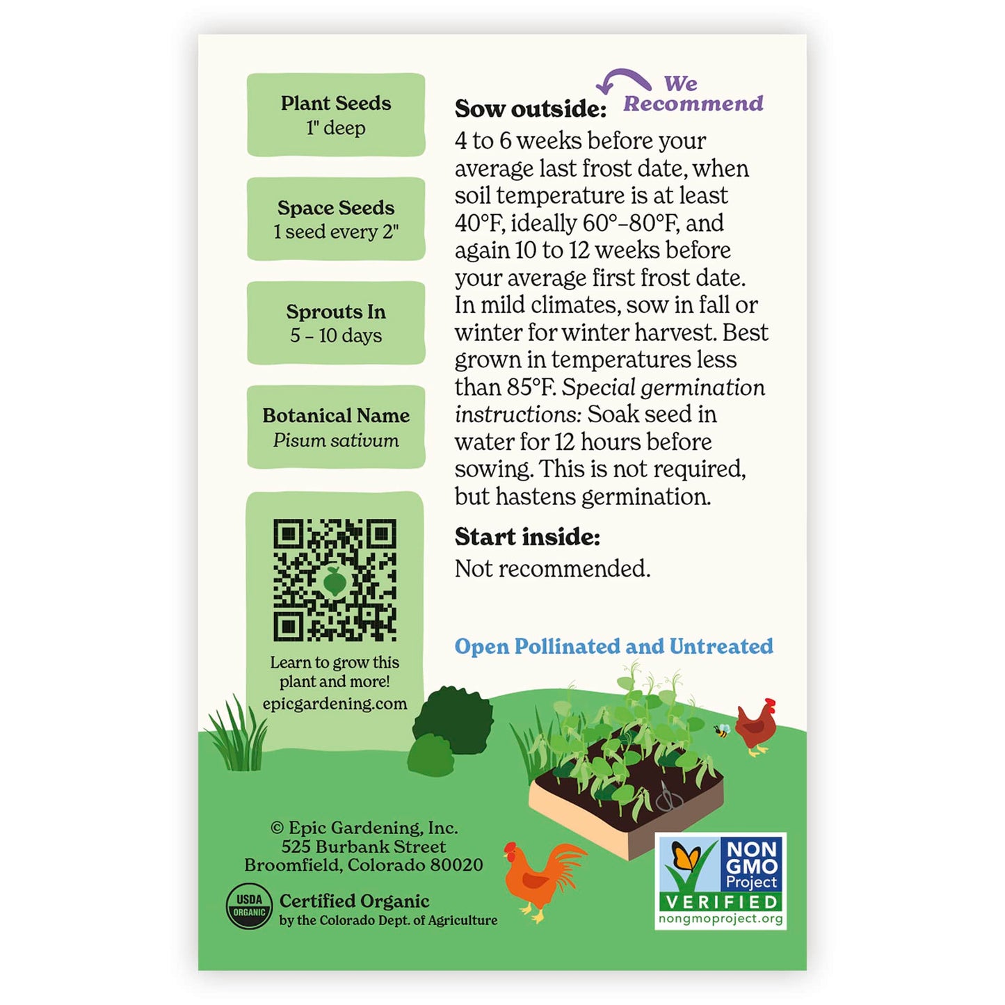 Patio Pride Snap Pea