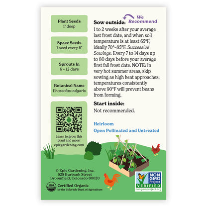 Blue Lake FM-1K Pole Bean