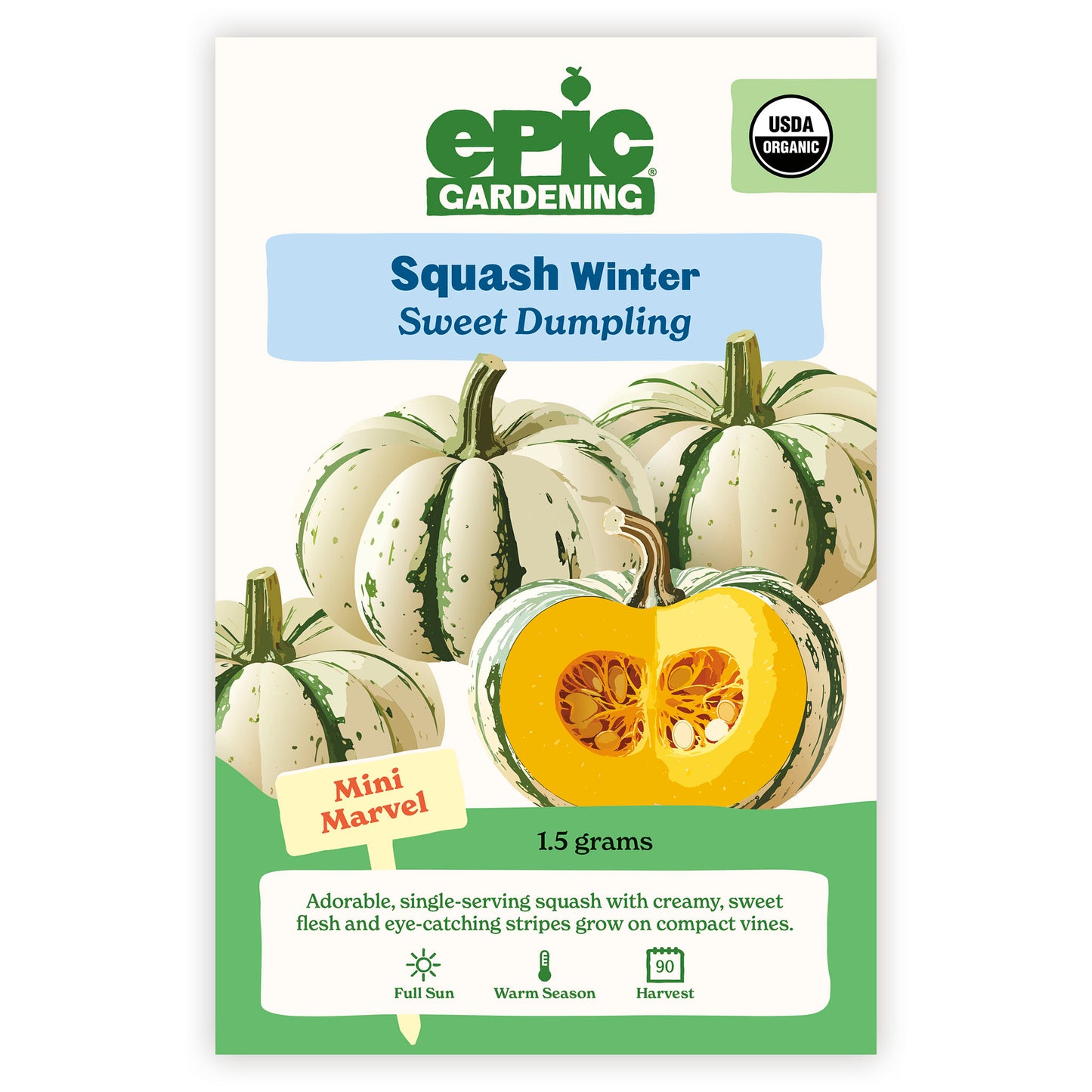 Sweet Dumpling Winter Squash