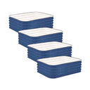 4-Pack Medium Modular Metal Raised Garden Bed Kit - 15” Tall