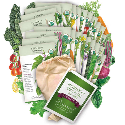 Heirloom Organic Seed Bank Collection