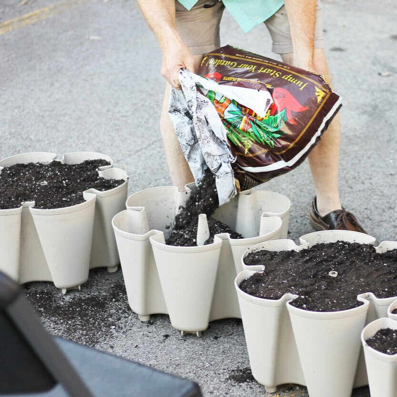 vertical pots for plants GreenStalk 5-Tier Vertical Planter