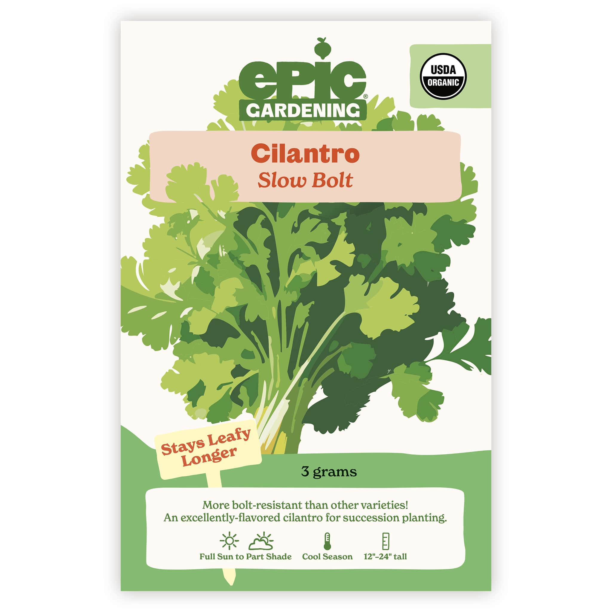 Slow Bolt Cilantro – Epic Gardening
