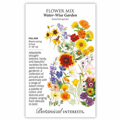 Water-Wise Garden Flower Mix Seeds