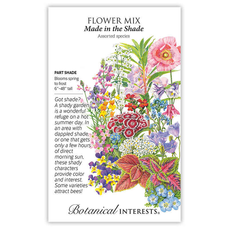 summer flower seed mix Made in the Shade Flower Mix Seeds – Epic Gardening