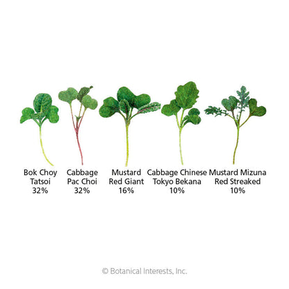 Umami Asian Blend Microgreens Seeds