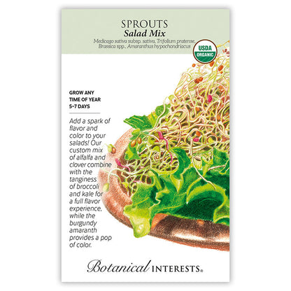 Salad Mix Sprouts Seeds Product Image