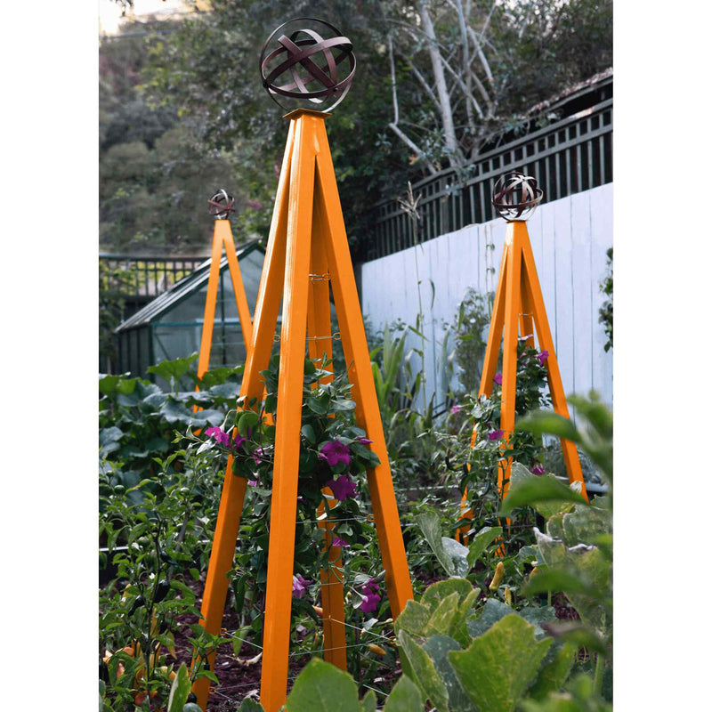 tripod trellis for plants Akoris Garden Obelisk Large – Epic Gardening