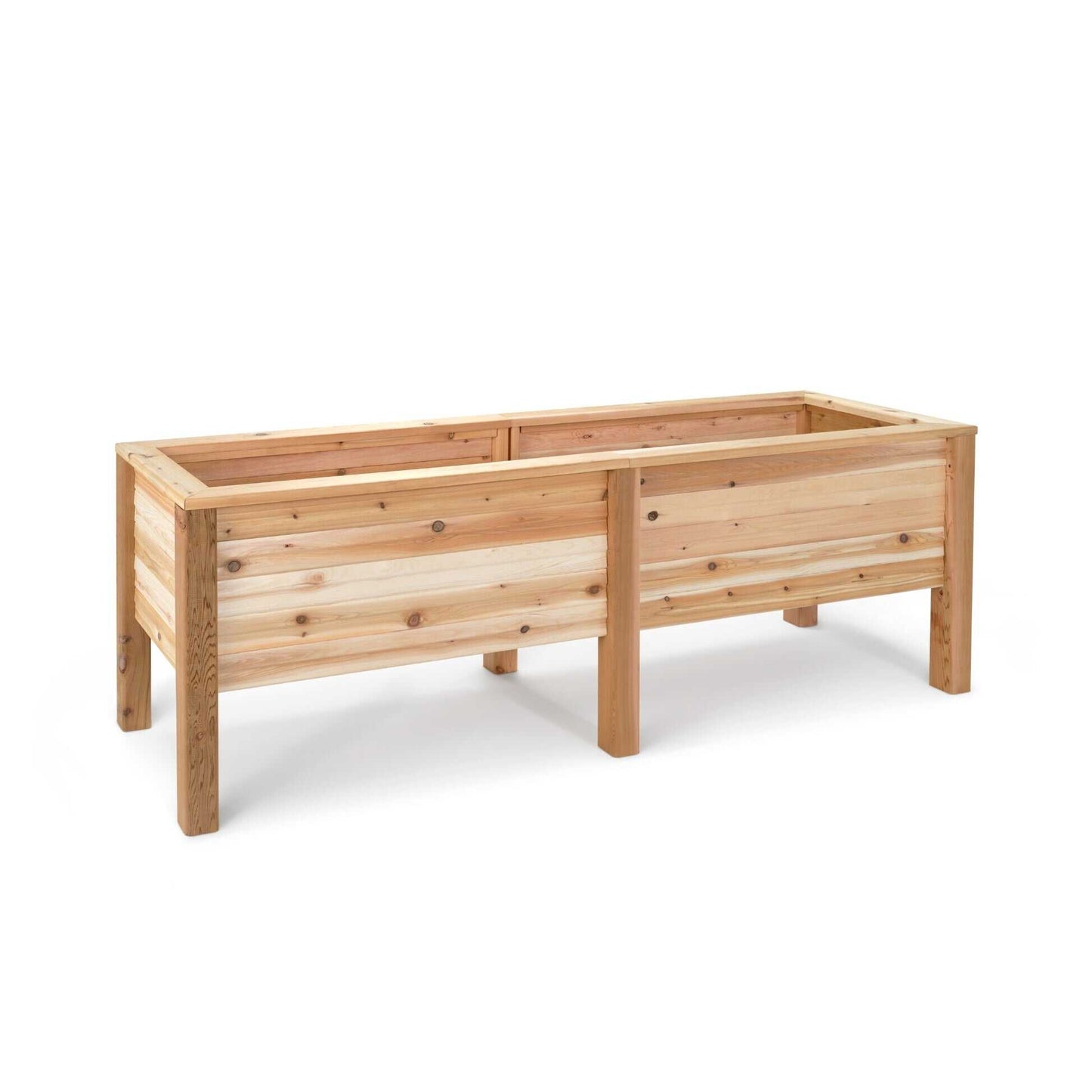 Large Cedar Elevated Planter 25.5" x 91" x 31"