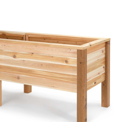 Large Cedar Elevated Planter 25.5" x 91" x 31"