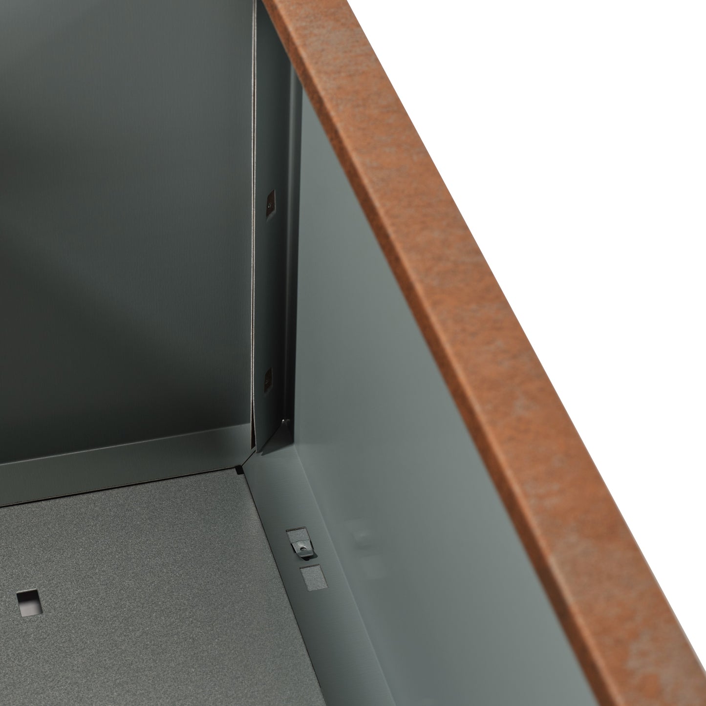 Modern Patio Planter - 12" Tall